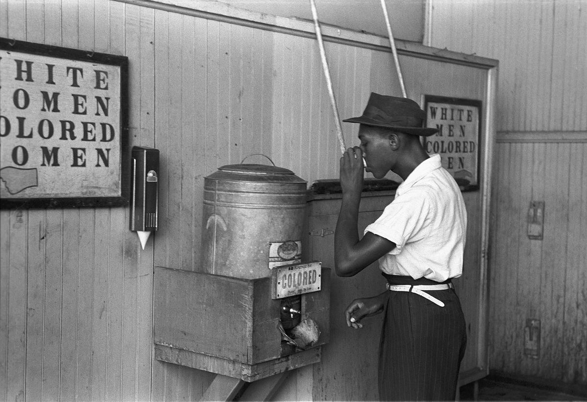 Instances of segregation were common throughout America. The infamous ruling of Plessy v. Ferguson argued that segreation should be allowed only in instances that were 'seperate but equal'.